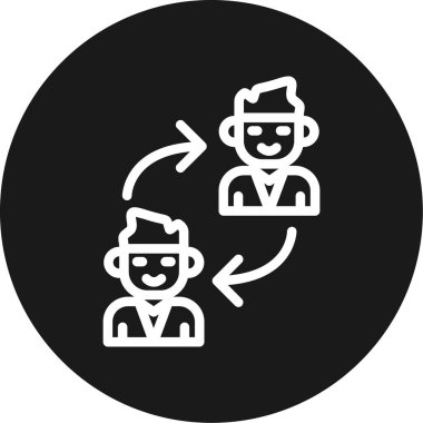 insanlar simge vektör illüstrasyonu