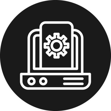 seo modern simgesinin vektör illüstrasyonu