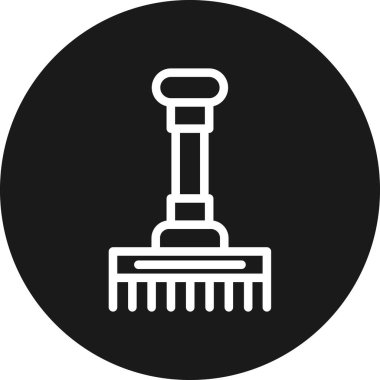 Fırça simgesi vektör illüstrasyonu