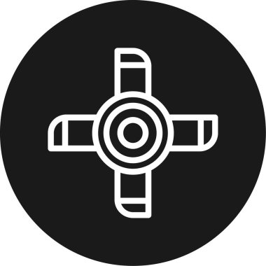 Projeniz için vektör pusula simgesi