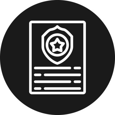 Modern simgenin vektör illüstrasyonu