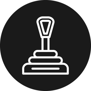 Hokey sopası simgesinin vektör çizimi