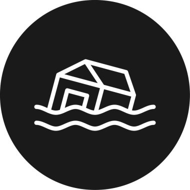 Vektör su damla simgesi