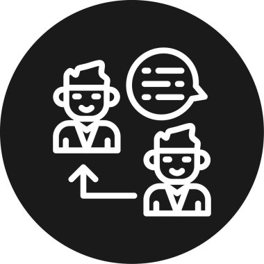 insanlar simge vektör illüstrasyonu