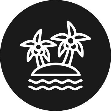 Bir yüzme havuzu simgesinin vektör çizimi