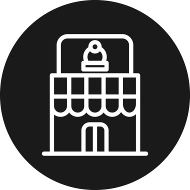 Yapı simgesinin vektör illüstrasyonu