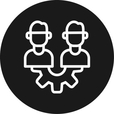 Takım simgesi vektör illüstrasyonu