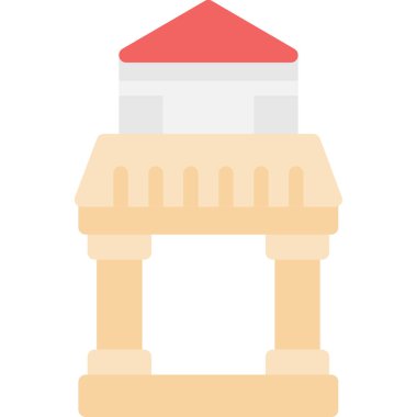 Düz renk vektörü simgesi oluşturuluyor