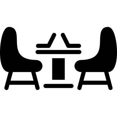 sandalye simgesi çizimi