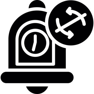 Alarm uyarı simgesi ana hat biçiminde