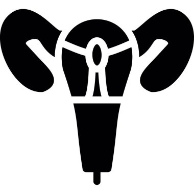 Hayvan fil simgesi, vektör illüstrasyonu