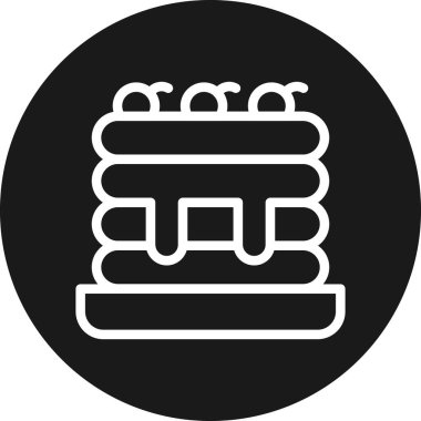 Gıda simgesinin vektör illüstrasyonu