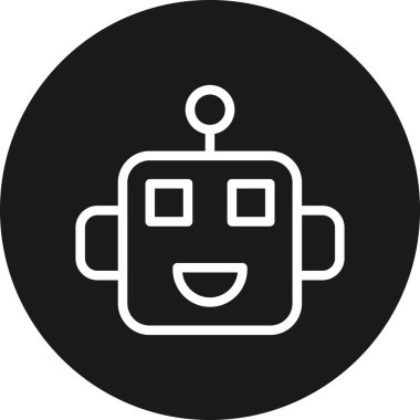 vektör robot simgesi