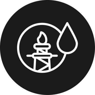 Bir mum simgesinin vektör illüstrasyonu