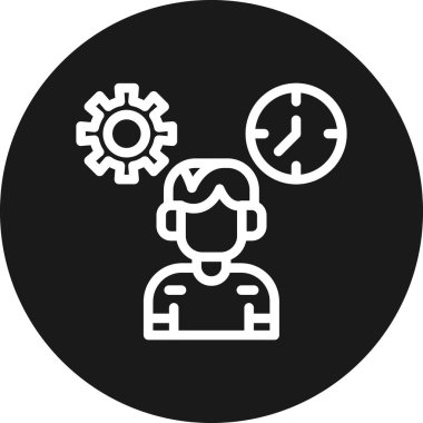 iş simgesi vektör illüstrasyonu