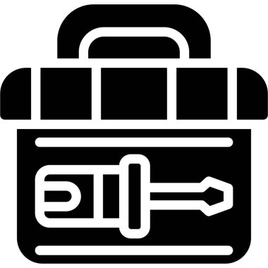 Çanta. Web simgesi basit illüstrasyon