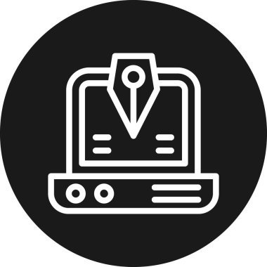 seo modern simgesinin vektör illüstrasyonu