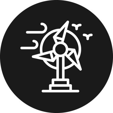 fan vektör simgesi modern basit illüstrasyon