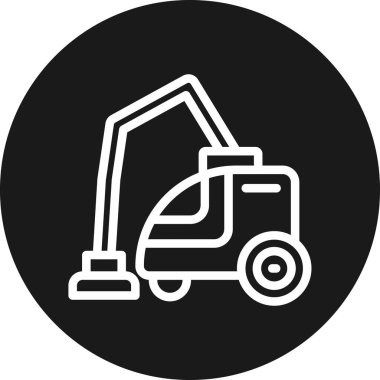 Bir Yapı Turna simgesinin vektör çizimi