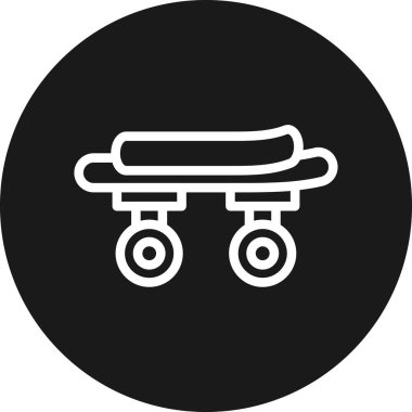 vektör paten simgesi illüstrasyonu