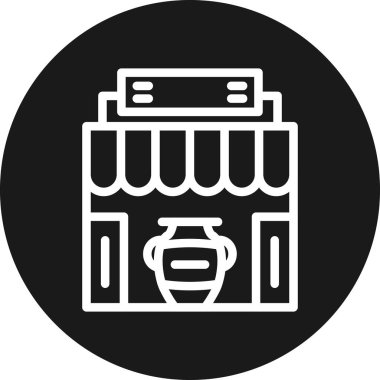 Bir varil simgesinin vektör illüstrasyonu