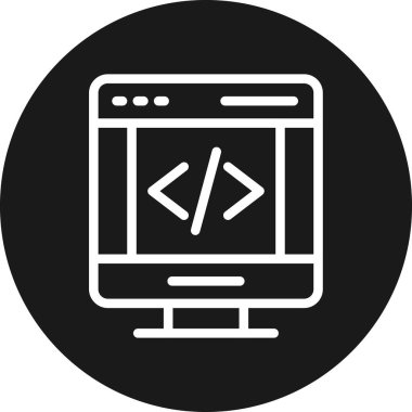 tarayıcı web simgesi basit tasarım