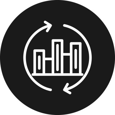 Modern simgenin vektör illüstrasyonu