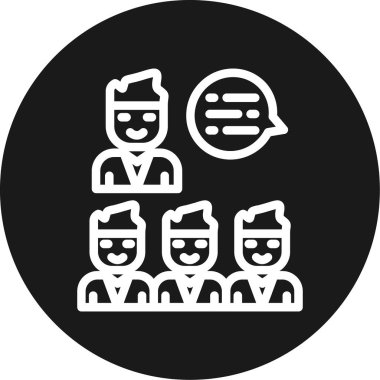 İnsan simgesinin vektör illüstrasyonu