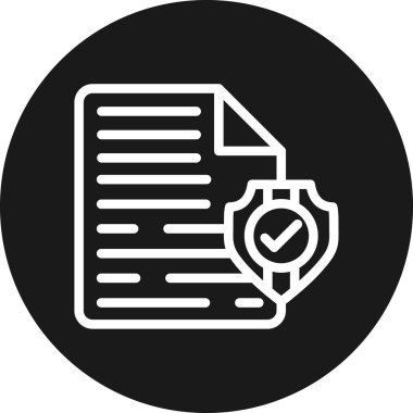 Kontrol listesi simgesi vektör illüstrasyonu