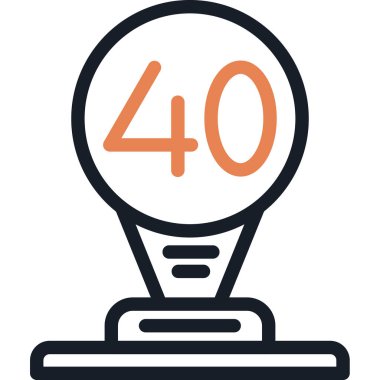 Ampul simgesi. Beyaz arkaplanda izole edilmiş web tasarımı için ampul vektör simgelerinin basit çizimi