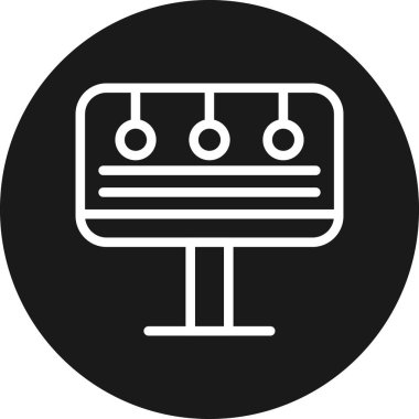 Seo simgesinin vektör illüstrasyonu