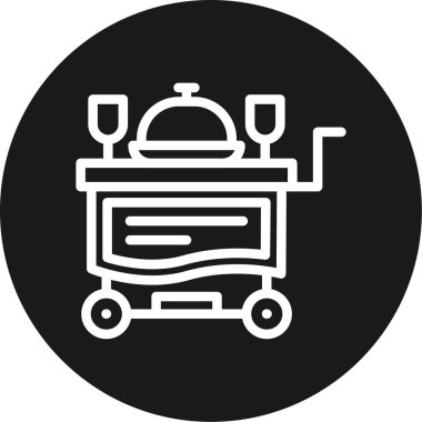 Gıda simgesinin vektör illüstrasyonu