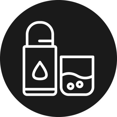 Güzellik ve moda simgesinin vektör çizimi