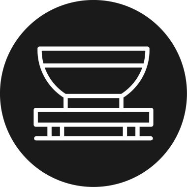 kahve fincanı ikonu vektör illüstrasyonu