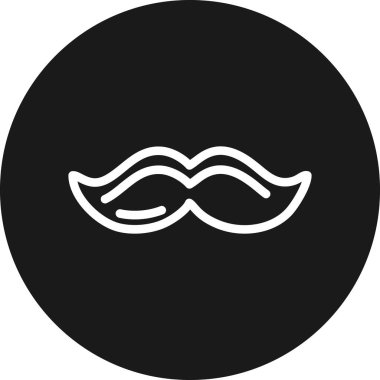 Bıyığın vektör çizimi