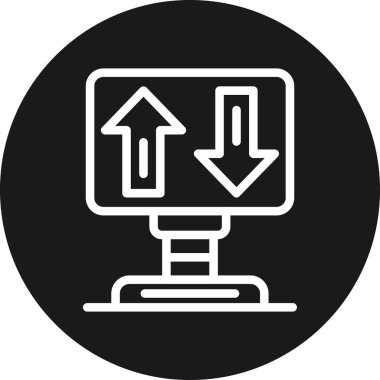 seo modern simgesinin vektör illüstrasyonu