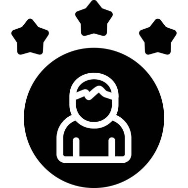 yıldız simgesi, vektör çizimi