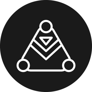 Modern simgenin vektör illüstrasyonu