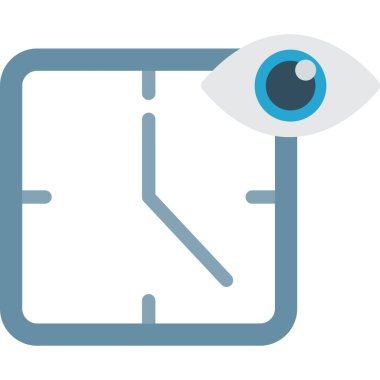 Göz simgesi vektör illüstrasyonu