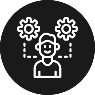 Müşteri Desteği Kabartma Simgesi Tasarımı