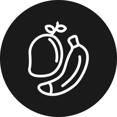 Gıda simgesinin vektör illüstrasyonu