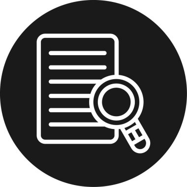 Büyüteçin vektör illüstrasyonu