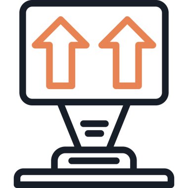 ok indirme simgesi vektör çizimi