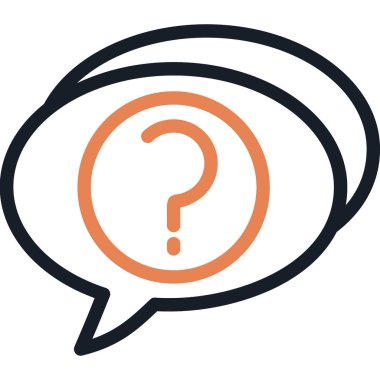 Soru işareti. Web simgesi