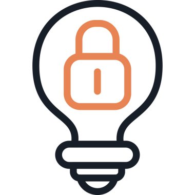 ikon vektör illüstrasyonunu kilitle