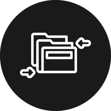 dosya dizini vektör illüstrasyonu