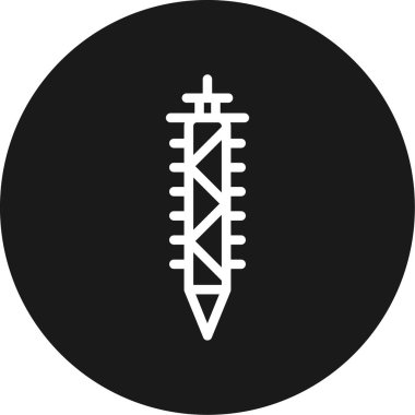 Bir b eksikliği simgesinin vektör çizimi