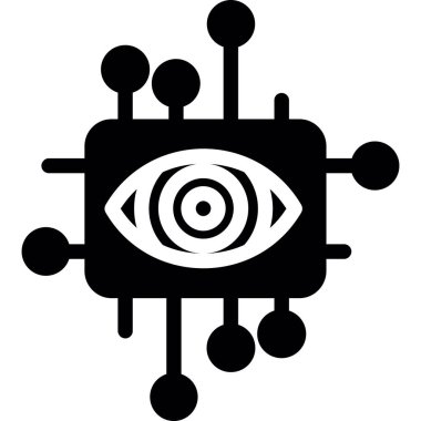göz ve veri simgesi