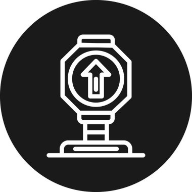 vektör Saat simgesi sembolü