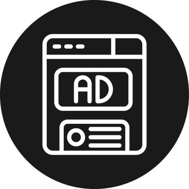 seo modern simgesinin vektör illüstrasyonu